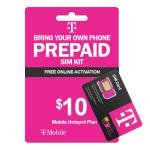 T-Mobile Prepaid $10 2GB of 5G & 4G LTE Data Mobile Internet Sim Starter Kit