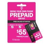 T Mobile Prepaid $55 Mexico & Canada Plan Sim Starter Kit